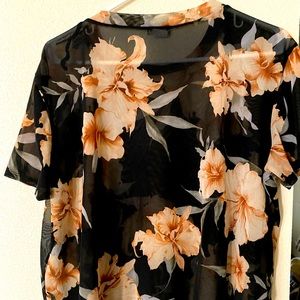 Woman Black Shear Blouse